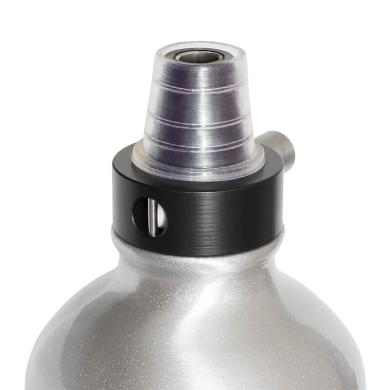 Hookah stem fits perfectly on bottle quality materials and integrated blowout valve